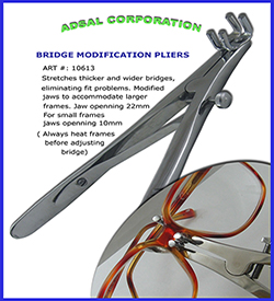 BRIDGE MODIFICATION PLIERS BRIDGE MODIFICATION PLIERS